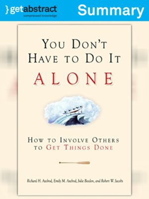 cover image of You Don't Have to Do It Alone (Summary)